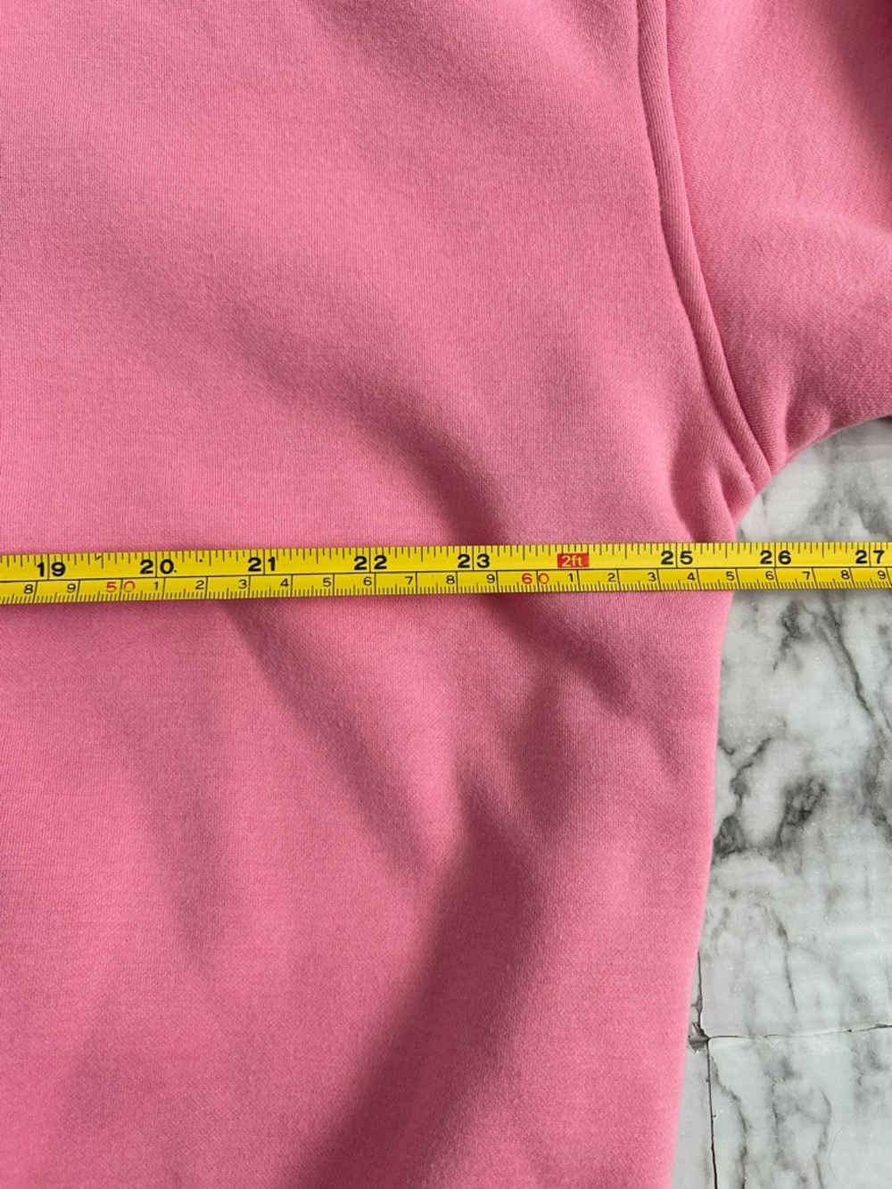 Pink Women's Graphic Crewneck Sweatshirt - Inspirational Back Text - Picture 11 of 12